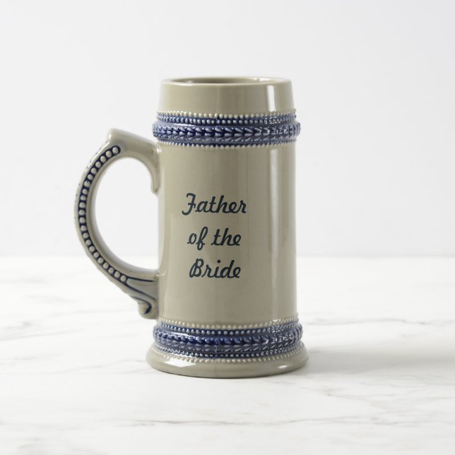 Father of the Bride Beer Stein (Left)