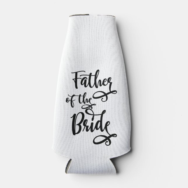 Father of the Bride Bottle Cooler (Front)