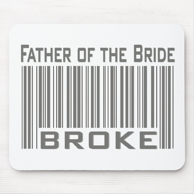 Father of the Bride Broke Mouse Pad (Front)