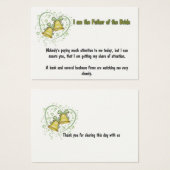 Father of the Bride Business Card (Front & Back)