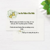 Father of the Bride Business Card (Desk)