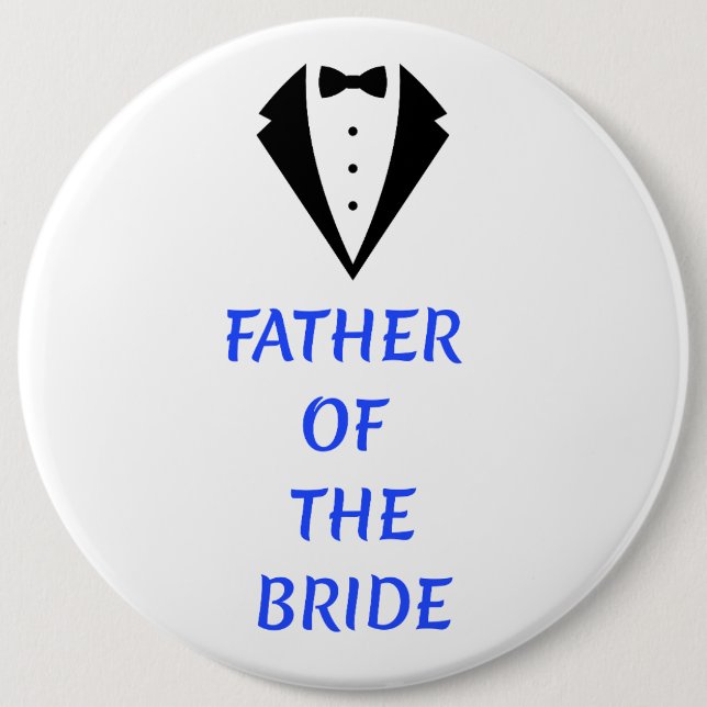 Father of the Bride Button (Front)