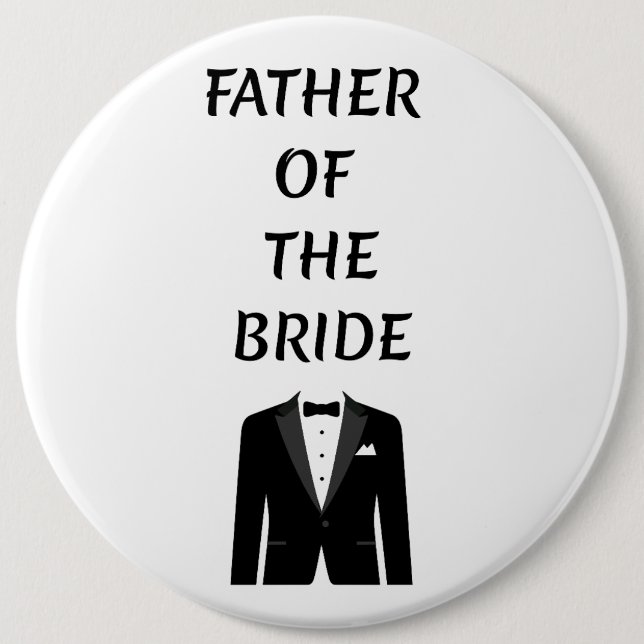 Father of the Bride Button (Front)