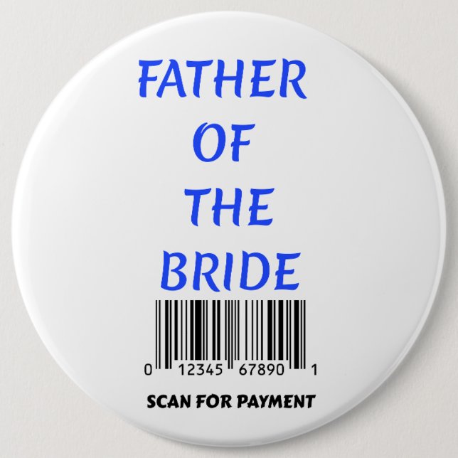 Father of the Bride Button (Front)