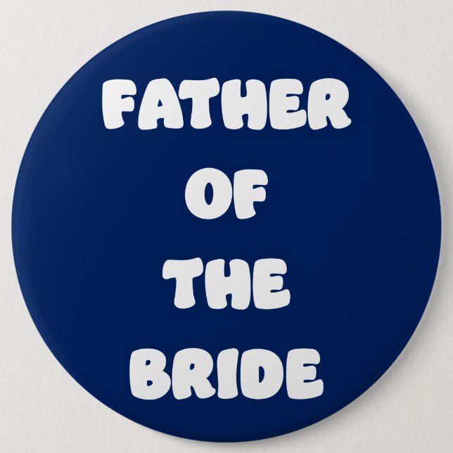 Father of the Bride Button (Front)