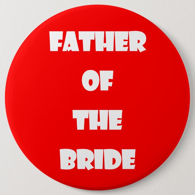 Father of the Bride Button (Front)