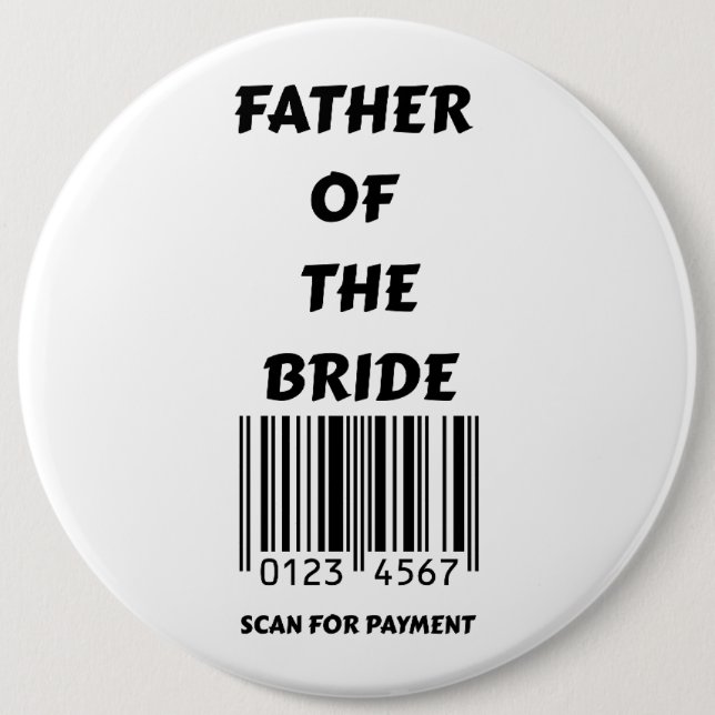 Father of the Bride Button (Front)