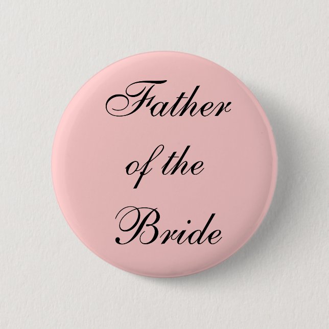 Father of the Bride Button (Front)