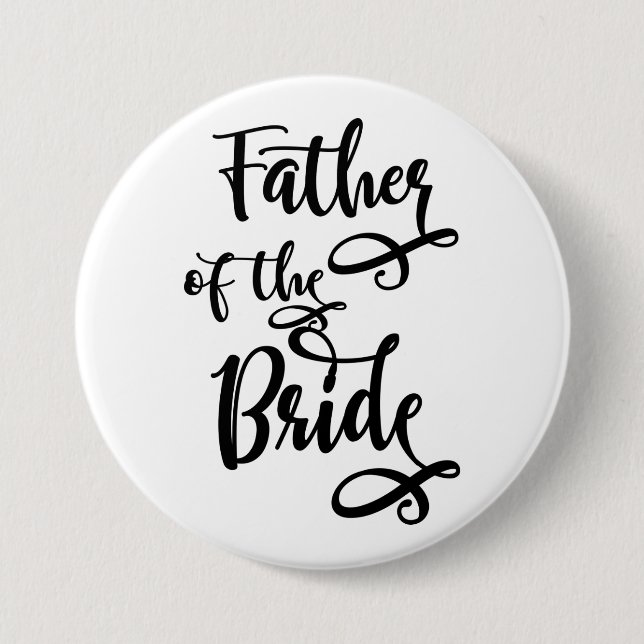 Father of the Bride Button (Front)