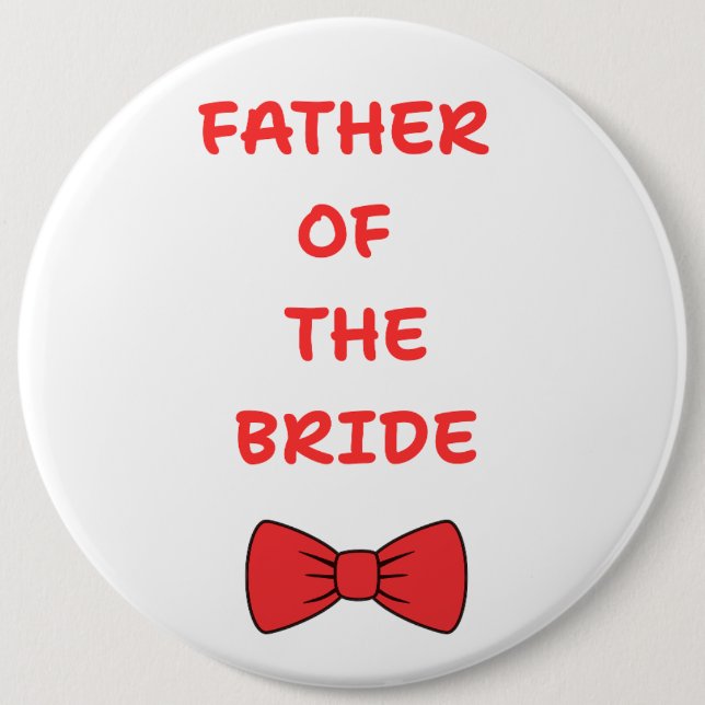 Father of the Bride Button (Front)
