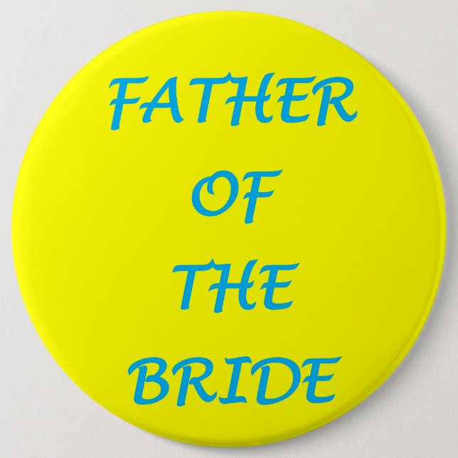 Father of the Bride Button (Front)