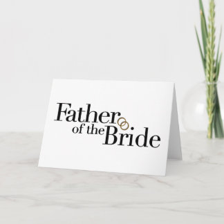 Father Of The Bride Card