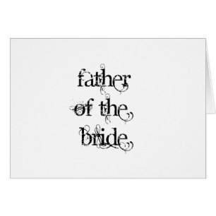 Father of the Bride Cards