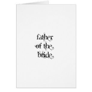 Father of the Bride Cards
