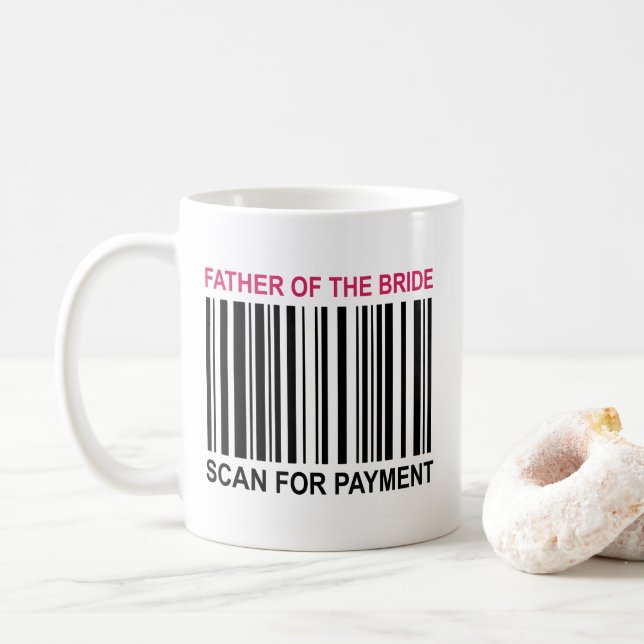 Father Of The Bride Coffee Mug (With Donut)