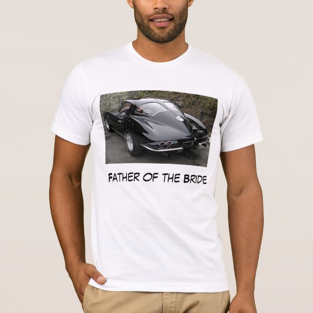 Father of the Bride Corvette T-Shirt (Front)