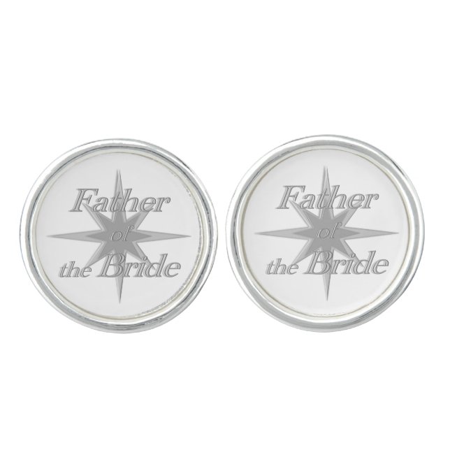 Father of the Bride Cufflinks (Front)