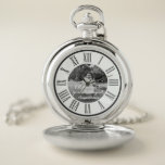 Father Of The Bride Custom Photo Always Your Girl Pocket Watch at Zazzle