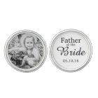 Father of the Bride Custom Photo Cufflink