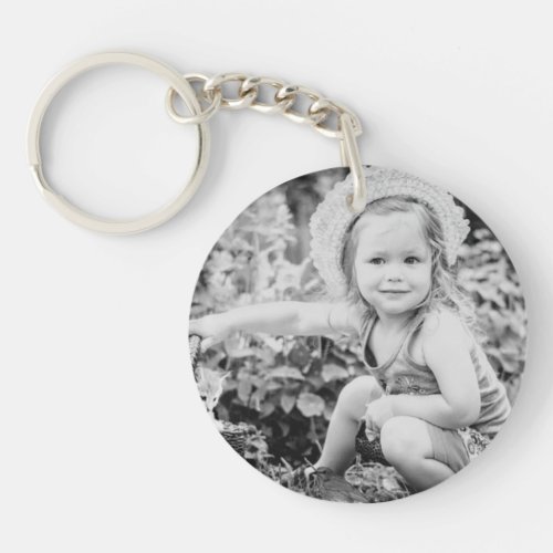 Father of the Bride Custom Photo Keychain