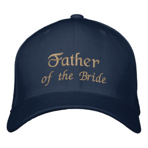 Father of the Bride Embroidered Baseball Hat