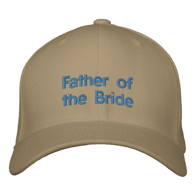 Father of the Bride Embroidered Baseball Hat (Front)
