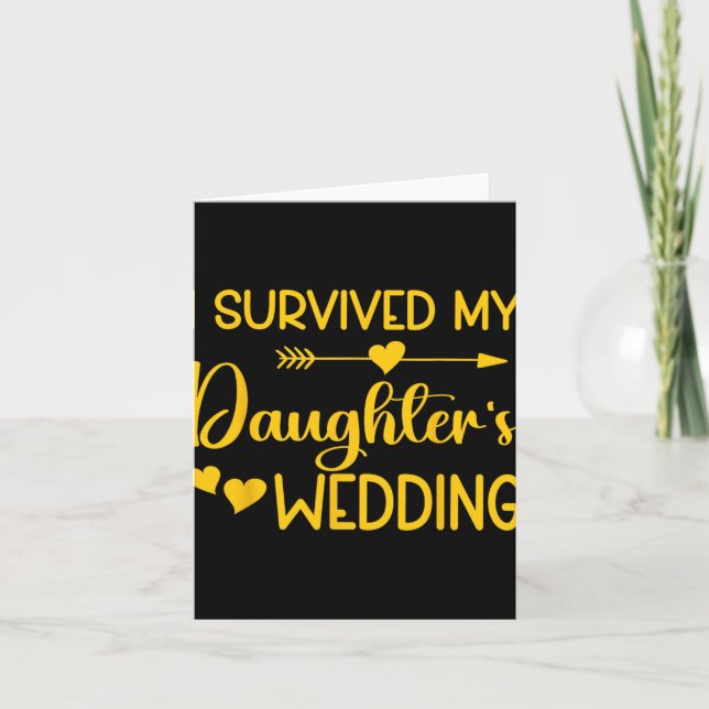 Father Of The Bride Funny Bridal Bachelor Party Da Card (Front)