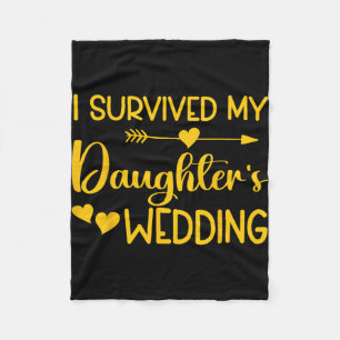 Father Of The Bride Funny Bridal Bachelor Party Da Fleece Blanket
