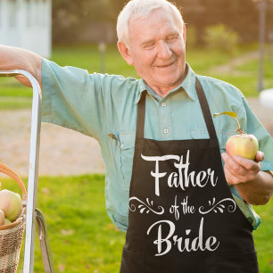 Father of the Bride Funny Wedding Dinner Chef Apron