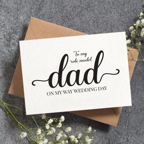 Father of the Bride Gift Card from Daughter
