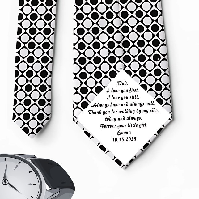 Father of the Bride Gift from Bride Neck Tie (Creator Uploaded)