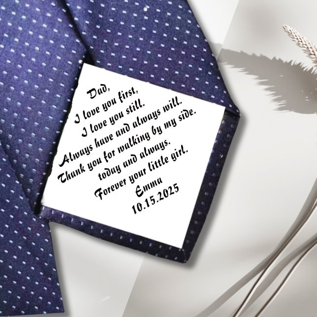 Father of the Bride Gift from Bride Neck Tie (Creator Uploaded)