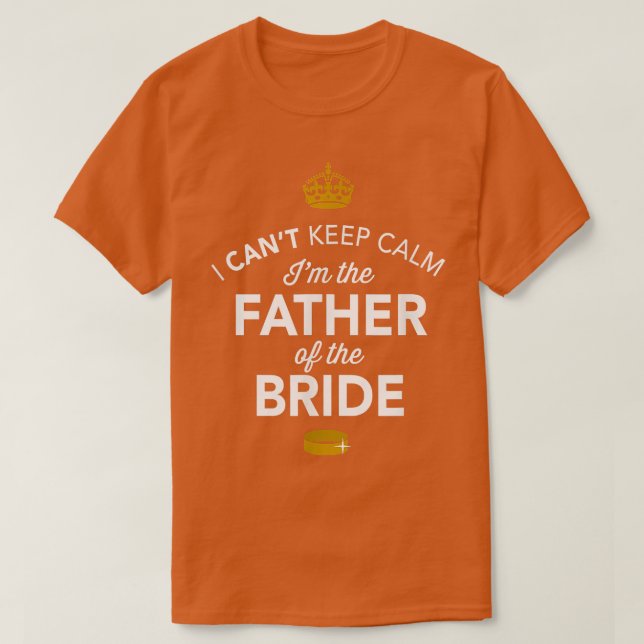 Father Of The Bride Gift Present  Apparel Brides F T-Shirt (Design Front)