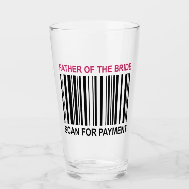 Father Of The Bride Glass (Front)