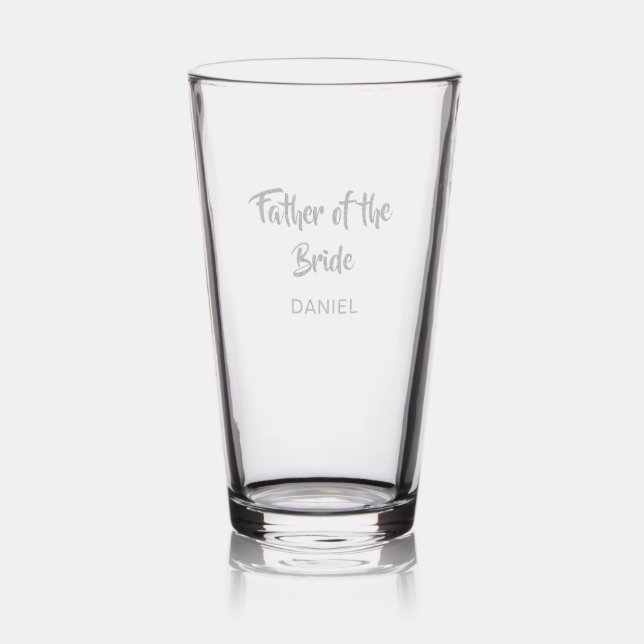 Father of the Bride Keepsake Pint Glass (Glassware)