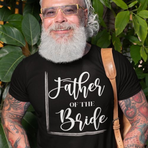 Father of the Bride Lined Valor  T_Shirt