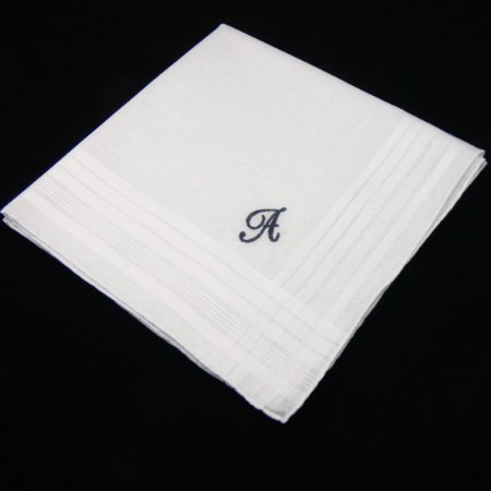 Father Of The Bride Monogram Handkerchief
