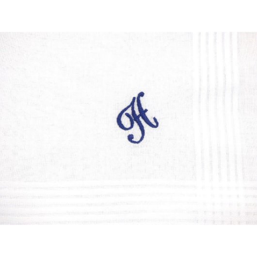 Father Of The Bride Monogrammed Handkerchief (Front)