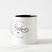 Father of the Bride Mug Personalize Your Date (Front Left)