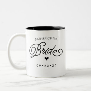 Father of the Bride Mug Personalize Your Date