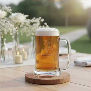 Father Of The Bride Personalised Wedding Party Stein