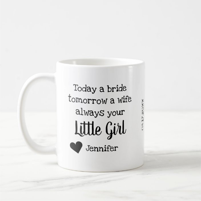 father of the bride coffee mug