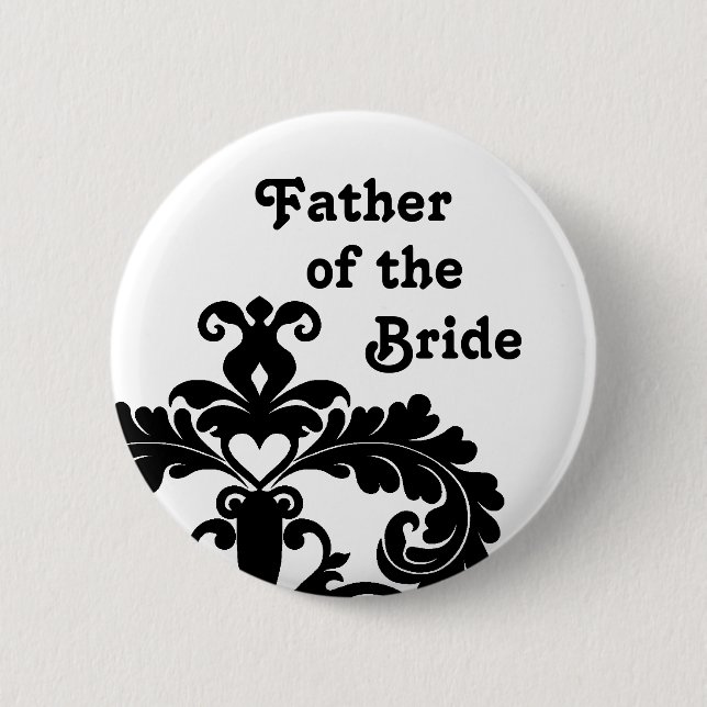 Father of the Bride Pinback Button (Front)