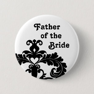Father of the Bride Pinback Button