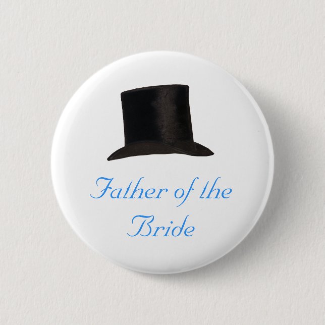 Father of the Bride Pinback Button (Front)