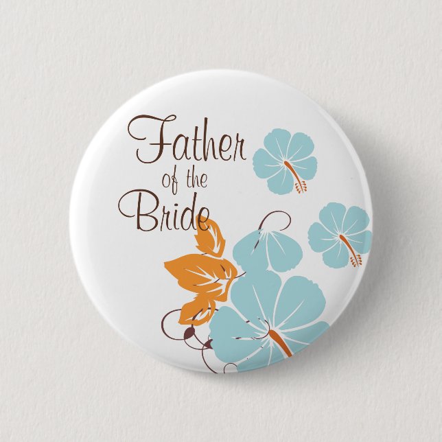 Father of the Bride Pinback Button (Front)