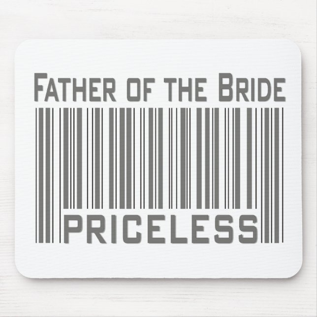 Father of the Bride Priceless Mouse Pad (Front)