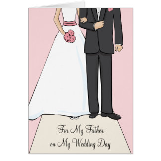 Father Of The Bride Cards Greeting Photo Zazzle Father Of The Bride Thank You Card