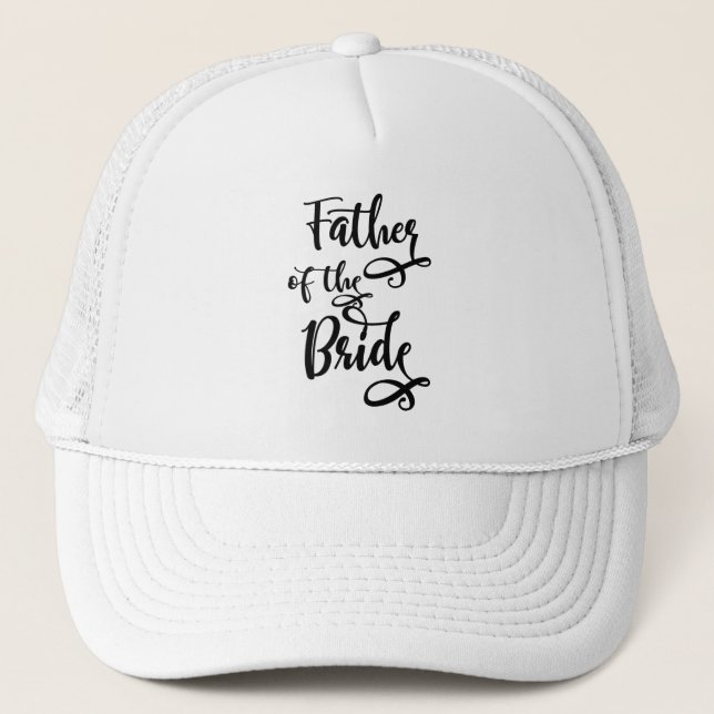 Father of the Bride Trucker Hat (Front)