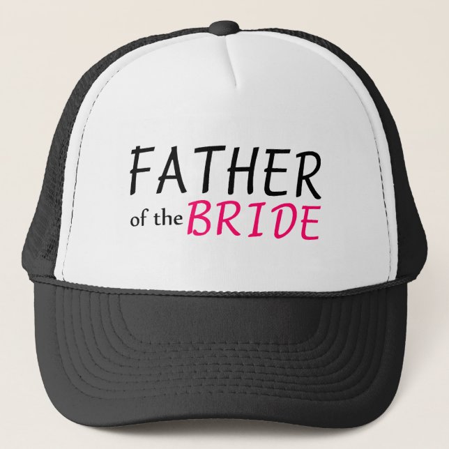 Father Of The Bride Trucker Hat (Front)